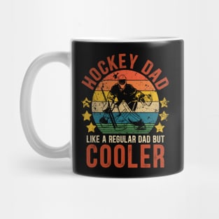 Ice Hockey Dad Funny Vintage Hockey Father's Day Gift Mug